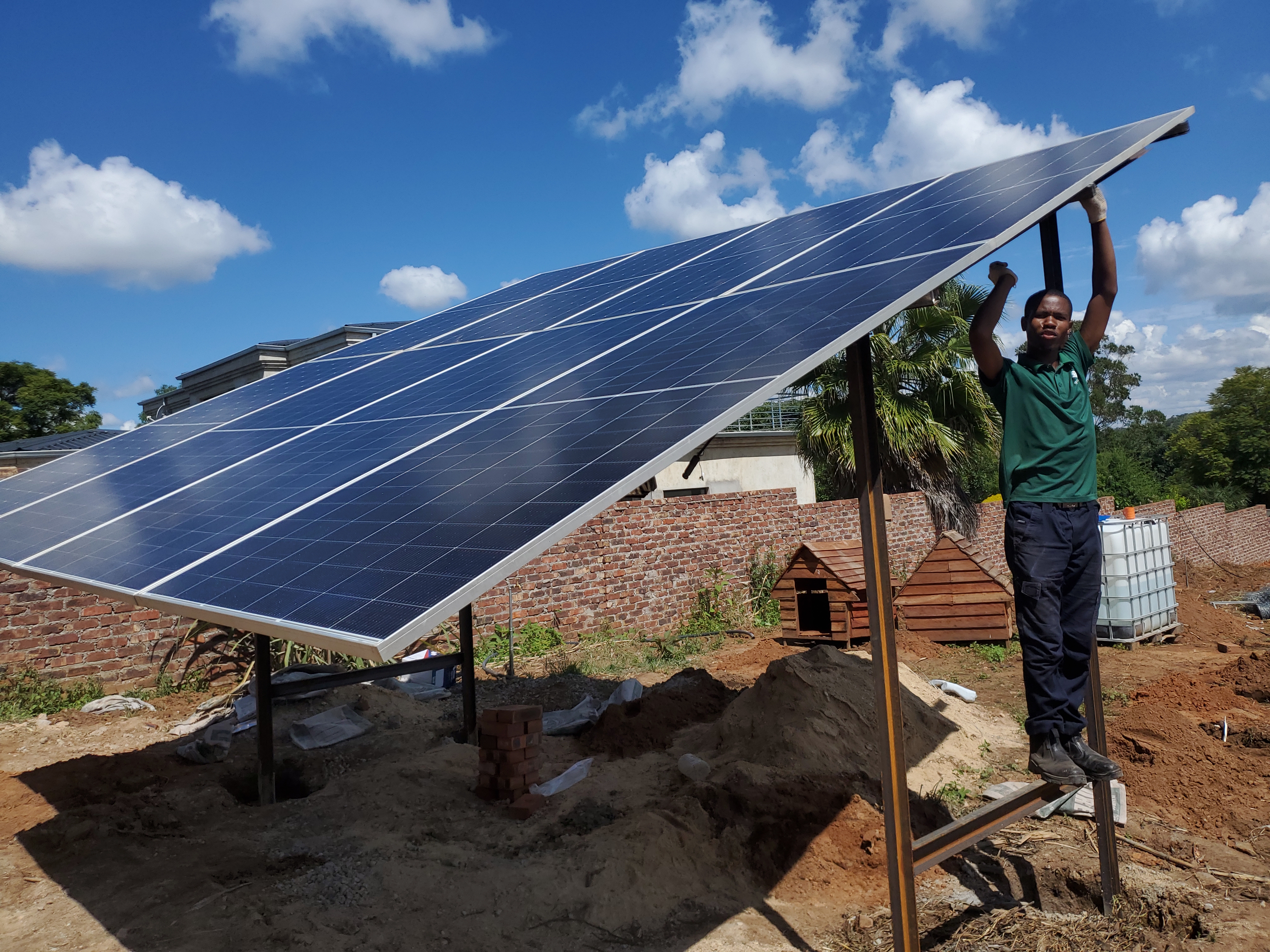 Business solar installation by Giga Tech